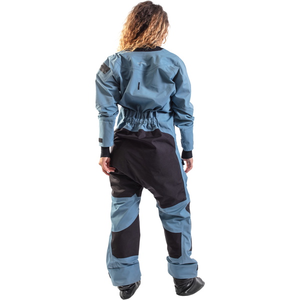 2025 Gul Womens Dartmouth Eclip Zip Drysuit GM0383-B9 - Blue / Geo